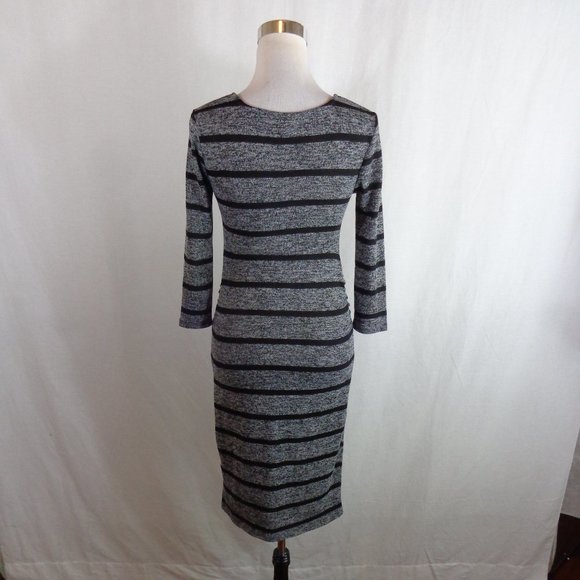 👁️3 for $20 FEATHERS MATERNITY WOMEN'S DRESS SZ S STRIPED - Picture 3 of 5